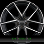 DEZENT TO 7,5x18 5x114,3 ET55.00 dark - schwarz frontpoliert