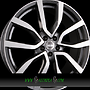 TECNOMAGNESIO SHAKE X 9,5x21 5x112 ET35.00 graphite mirror face
