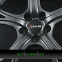 AVUS AC-520 9x19 5x110 ET34.00 anthracite