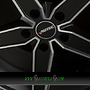 AUTEC DELANO (D) 8x19 5x108 ET45.00 schwarz matt poliert
