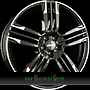 RONAL R58 10x22 5x112 ET47.00 mcr jetblack-white rim
