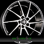 OXIGIN OX20 ATTRACTION 8,5x18 5x114,3 ET42.00 black polish mit hinterdrehung (bfphd)