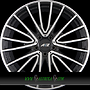 AEZ BERLIN 7,5x18 5x112 ET44.00 dark - black polished