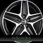 BORBET CWZ 7,5x18 5x112 ET48.00 black polished matt