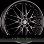  VOLTEC T6 7x17 4x100 ET33.00 matt black pure sports