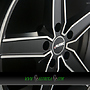 AUTEC DELANO (D) 8x19 5x112 ET45.00 schwarz matt poliert