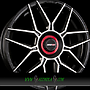 MOTEC GT.ONE (MCT14) 8,5x19 5x112 ET45.00 schwarz poliert