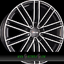 AVUS AC-M08 11,5x21 5x130 ET61.00 black polished