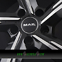 MAK QVATTRO 8,5x21 5x112 ET33.00 black mirror face