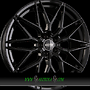 DOTZ SUZUKA 10x20 5x112 ET28.00 black - schwarz glänzend