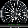 GMP QSTAR 10x21 5x112 ET64.00 black diamond