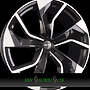 GMP REBEL 9,5x21 5x130 ET60.00 black diamond