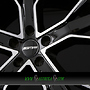 GMP GUNNER 10x22 5x112 ET26.00 black diamond