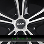MAK X-MODE 9,5x21 5x112 ET37.00 black mirror face