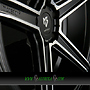  KV1 8,5x19 5x130 ET47.00 schwarz matt poliert