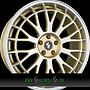  UNIT 9x21 5x112 ET40.00 gold matt lip spokes polished