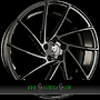DESIGN KV2 8,5x20 5x112 ET45.00 glanzschwarz - schwarz glänzend lackiert