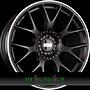 BBS CH-R  8,5x18 5x112 ET47.00 schwarz matt mit edelstahl anfahrschutz