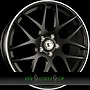  GAMBIT 10,5x21 5x108 ET28.00 satin black hornpoliert mit softhorn