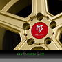 DESIGN KV1 10x22 5x112 ET21.00 gold glänzend