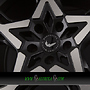  PROJECT X 10x22 5x112 ET30.00 black brushed surface