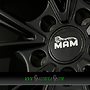 MAM MAM A5 8x19 5x112 ET30.00 matt black painted (mbp)