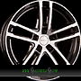 DEZENT TZ-C 8x18 5x108 ET42.00 dark - black polished