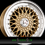  RS01 8x15 4x100 ET25.00 gold hornpoliert