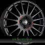 OZ SUPERTURISMO GT 6,5x15 4x100 ET37.00 matt black + red lettering