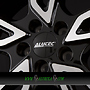 ALUTEC TORMENTA 7x18 5x112 ET45.00 diamant-schwarz frontpoliert