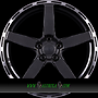 DOTZ MARINABAY 8,5x18 5x120 ET35.00 dark - gunmetal poliertes horn