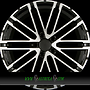 GMP TARGA 11,5x21 5x130 ET61.00 black diamond