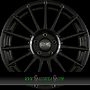 OZ SUPERTURISMO LM 9x21 5x112 ET37.00 matt black + silver lettering