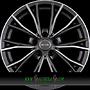 MAK MARK 7,5x18 5x112 ET25.00 gun metal mirror face