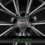 MAK MARK 7,5x18 5x112 ET25.00 gun metal mirror face