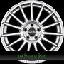 OZ SUPERTURISMO LM 8x18 5x120 ET34.00 matt race silver + black lettering
