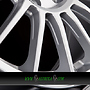 OZ SUPERTURISMO LM 8x18 5x120 ET34.00 matt race silver + black lettering