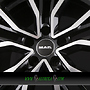 MAK UNION 7x17 5x112 ET48.00 black mirror face