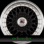 RS RS01 8x15 4x100 ET25.00 schwarz hornpoliert