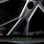 AVUS AF18 9x22 5x108 ET40.00 matt anthracite polished