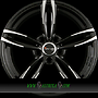 AVUS AF15 8x18 5x112 ET30.00 black polished