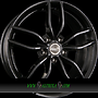 PROLINE ZX100 7,5x18 5x108 ET45.00 black glossy (bg)