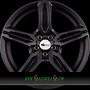 BROCK B29 7,5x17 5x114,3 ET35.00 schwarz klar matt (skm)