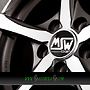 MSW MSW 23 8x18 5x120 ET29.00 gun metal poliert