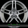 BROCK B33 8x17 5x114,3 ET45.00 kristallsilber (ks)