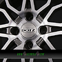 DOTZ LIMEROCK 7x17 4x100 ET44.00 dark - gunmetal frontpoliert