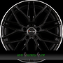 AVUS AF19 8x18 5x112 ET35.00 black polished lip