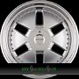 AXXION Y1 9x21 5x112 ET40.00 race silber mit poliertem felgenbett (rs / ml+)
