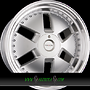 AXXION Y1 9x21 5x112 ET40.00 race silber mit poliertem felgenbett (rs / ml+)