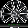 MAK YORK 8x18 5x108 ET45.00 black mirror face